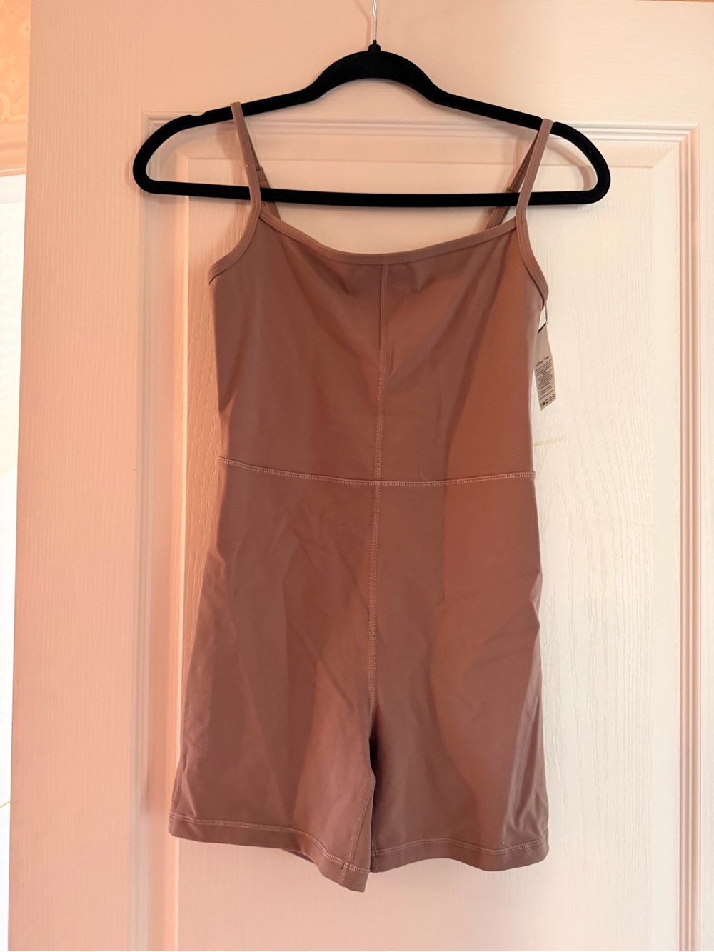 Wilfred Mauve Sleeveless Romper with Thin Straps